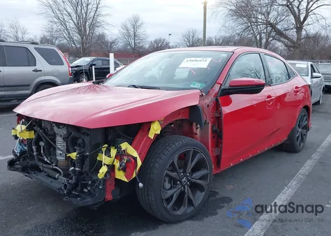 2018 Honda Civic Sport z USA, uszkodzony, nr VIN SHHFK7G47JU215558